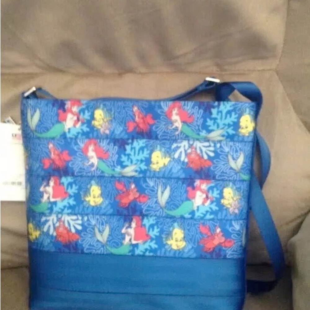 Harveys Blue Crossbody Bag with Colorful Characters - Picture 2 of 2